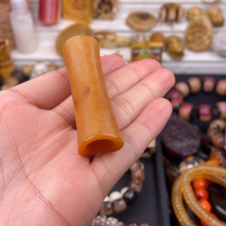 驼骨其他雕刻手把件