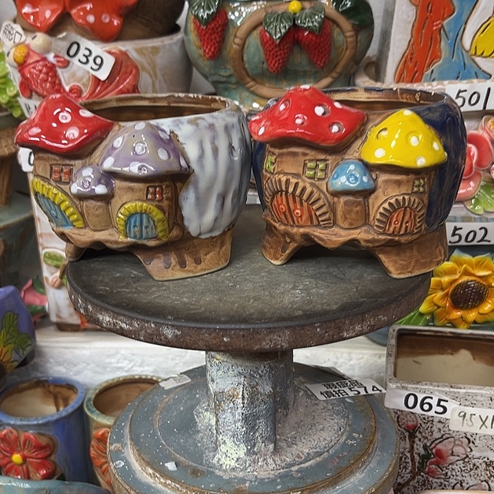 粗陶材质多肉花盆