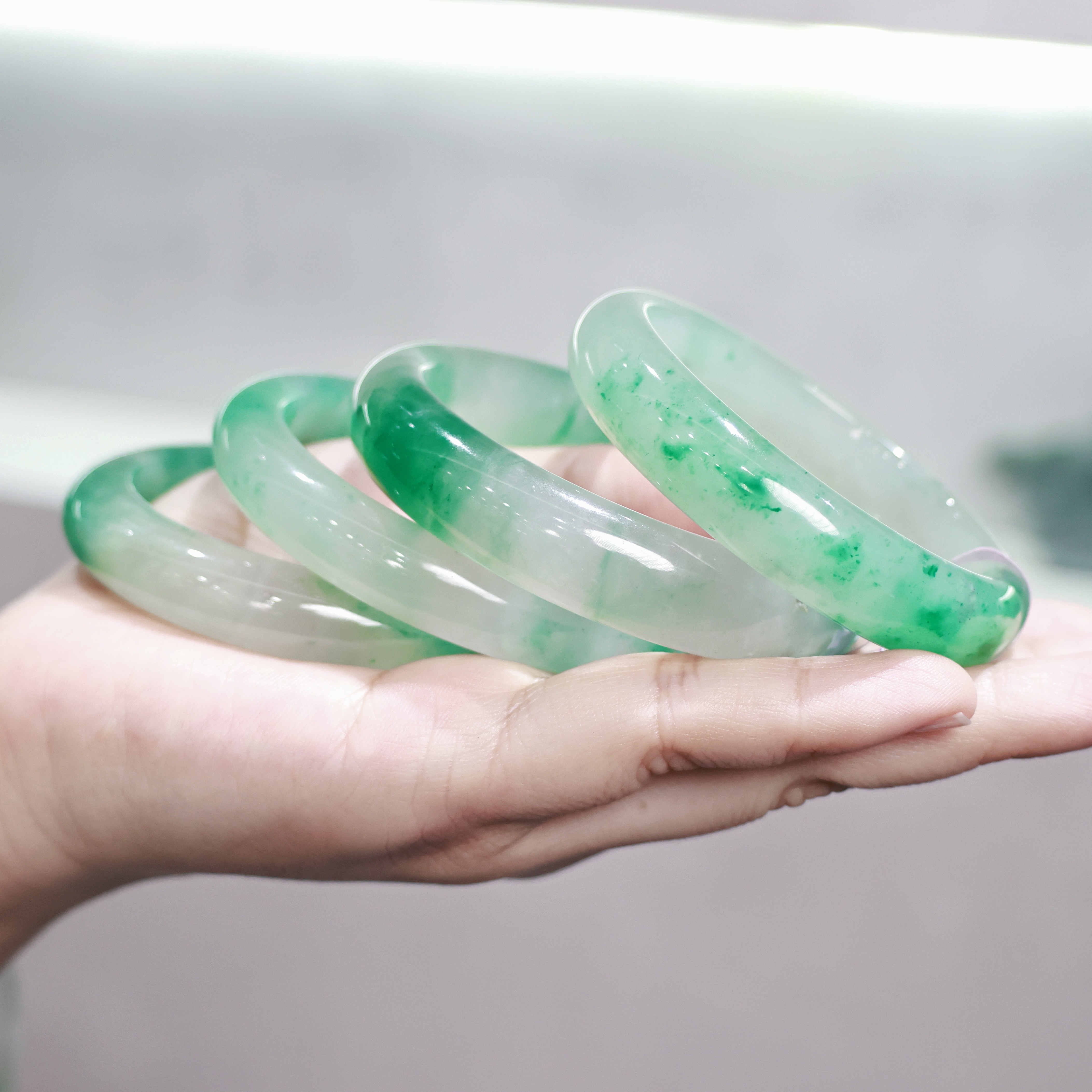 天然非洲翠手镯|圈口自选|多样性发货 发其一|0714-4