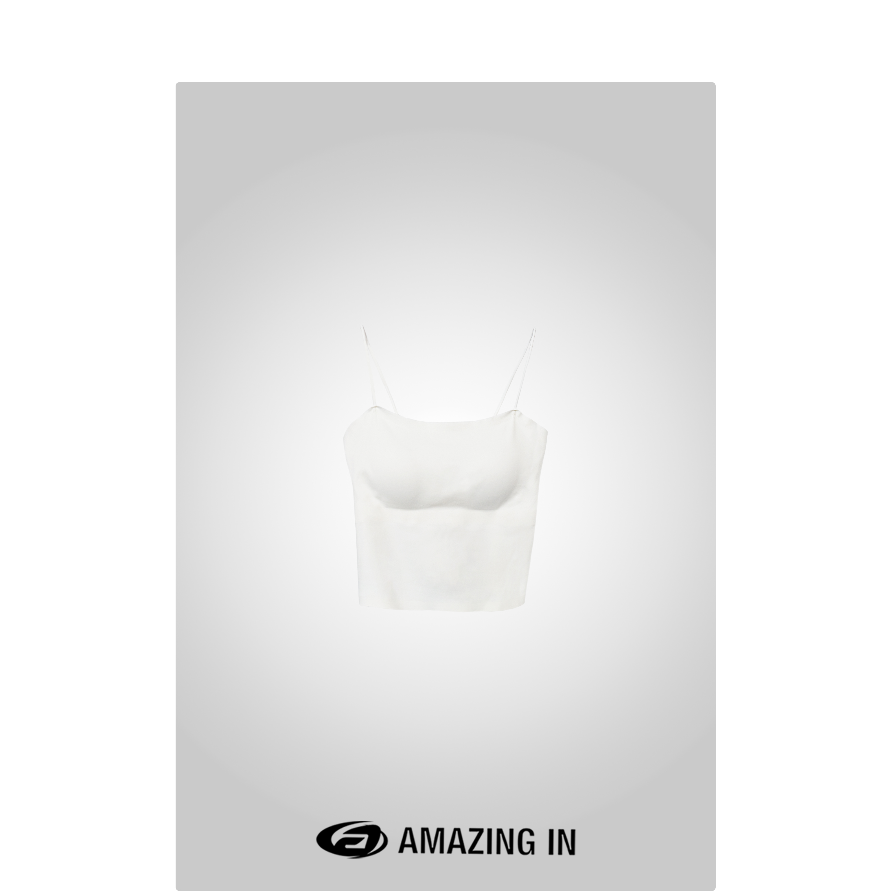 AMAZING IN “花色”长款凉感带杯垫细肩带背心女A240628-ASGM-3036