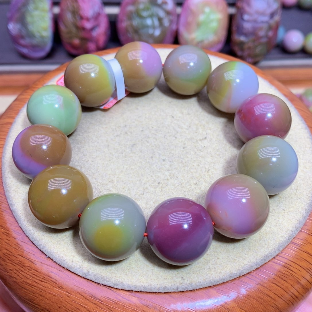 玛瑙手链未镶嵌盐源