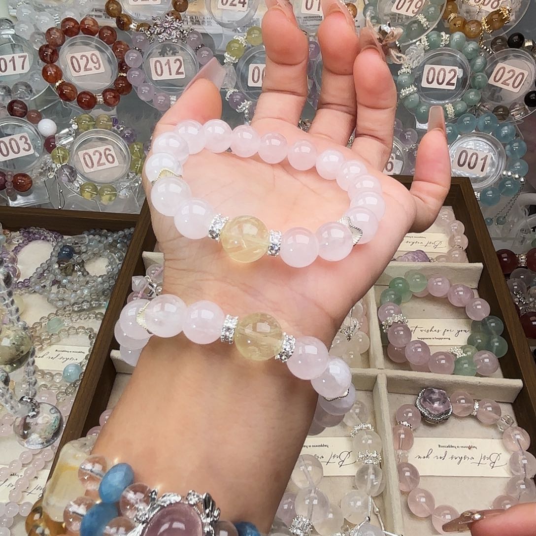 银S925镶嵌手链水晶999999