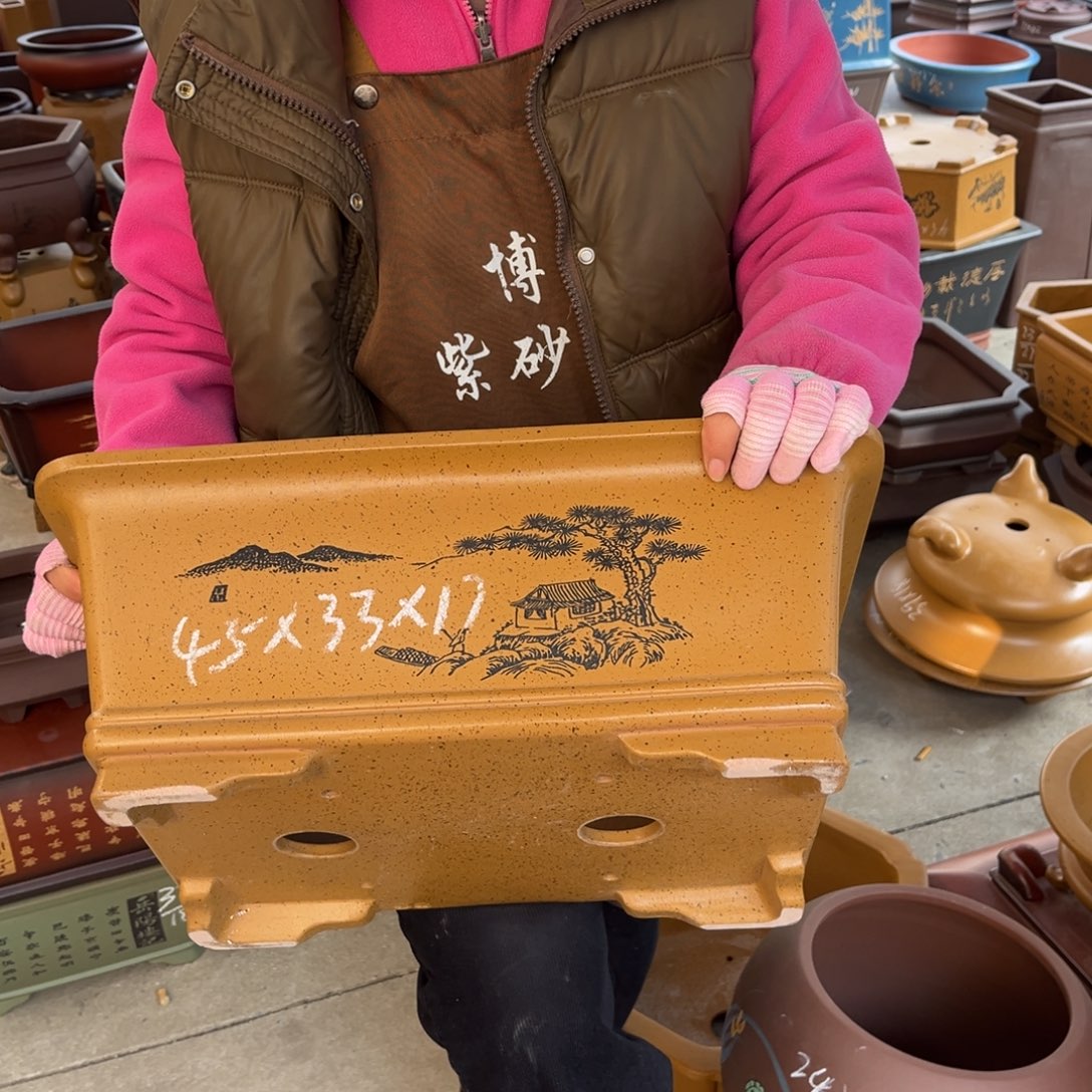 花盆紫砂盆景艺术