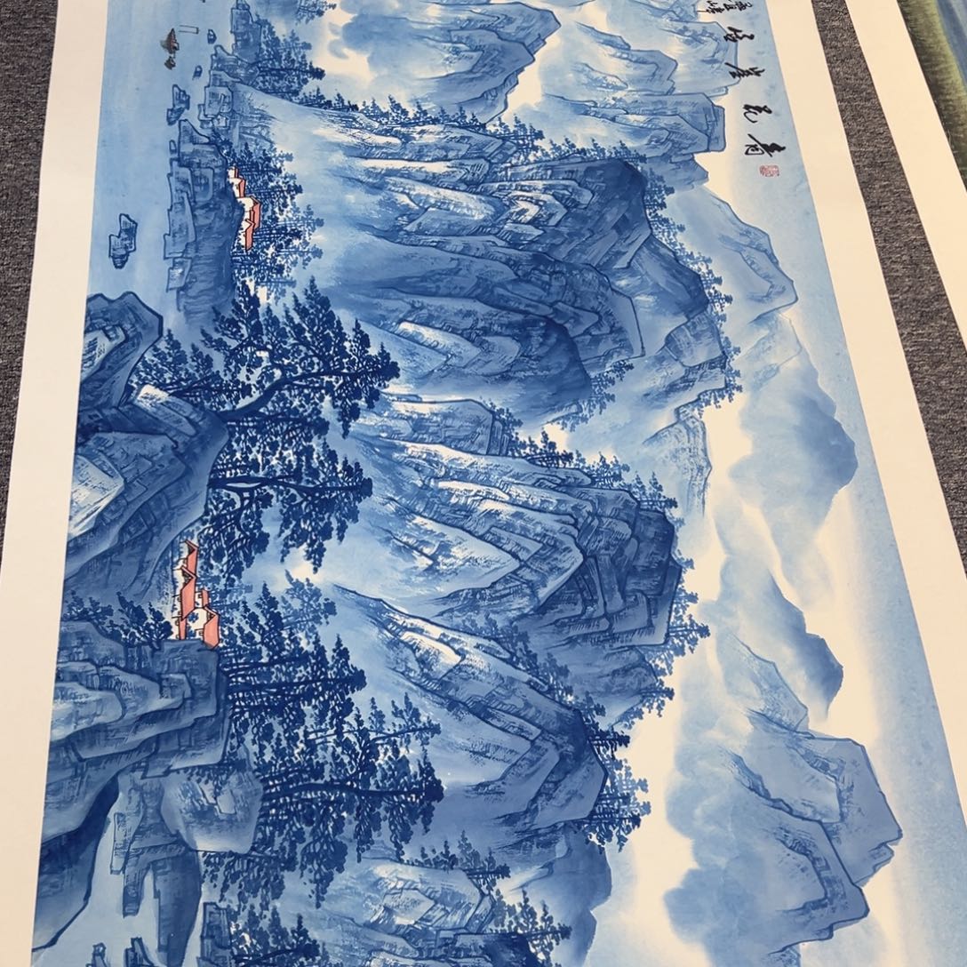 手绘作品今天这样出