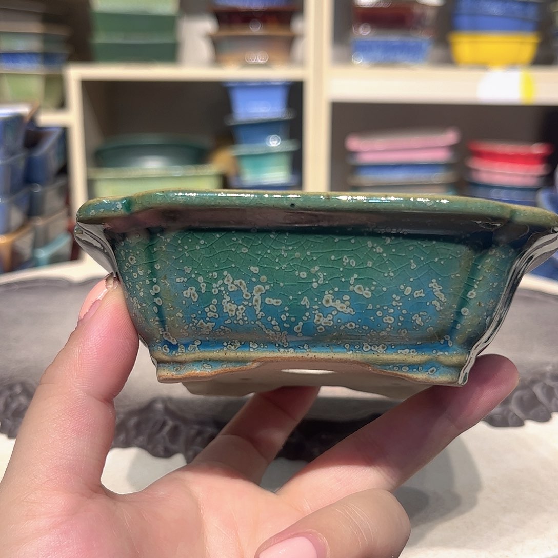 紫砂花盆瑕疵3.5-12。。。。