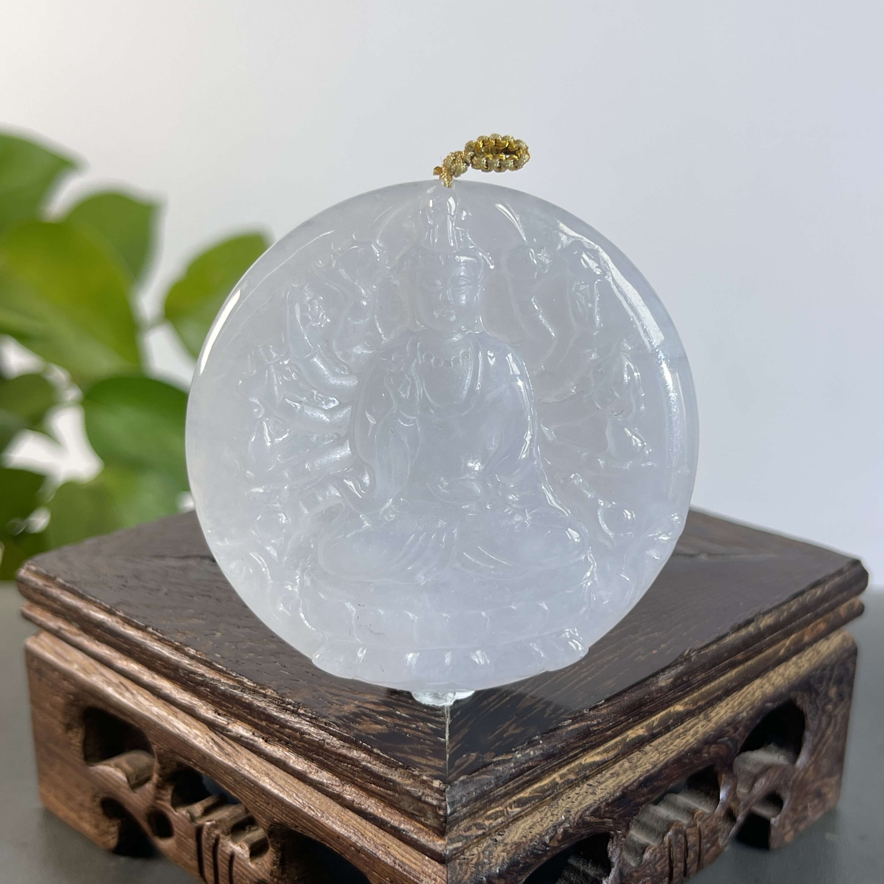 JXB30-95 天然翡翠缅甸A货 千手观音