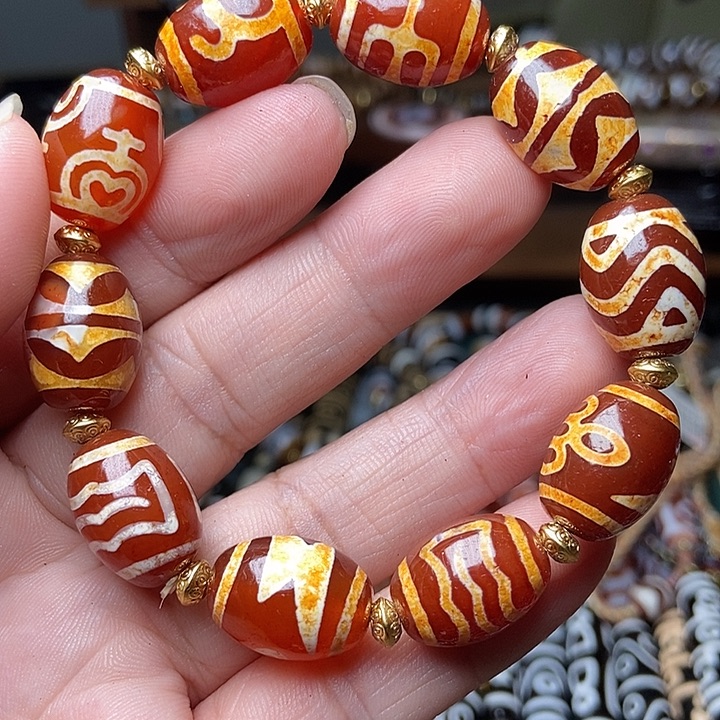 玛瑙/玉髓未镶嵌手链