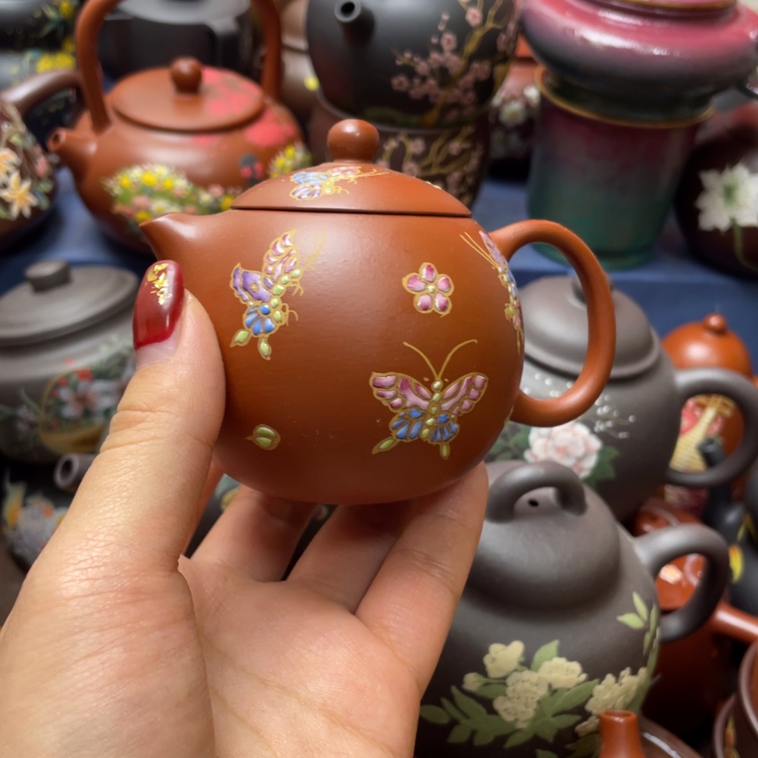 蕊****茶杯红泥紫砂主人杯150cc