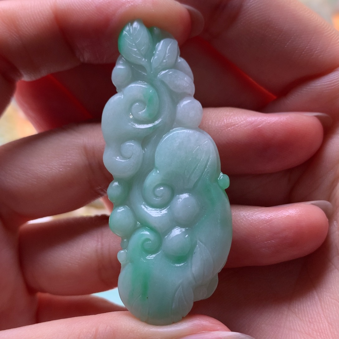 未镶嵌定制翡翠如意