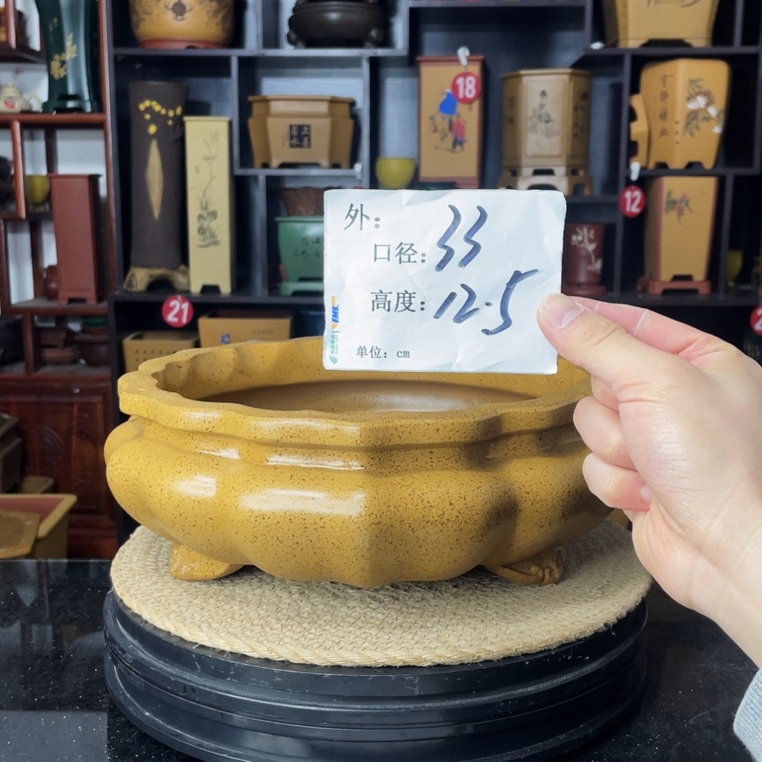 紫砂D-婉秋紫砂花盆