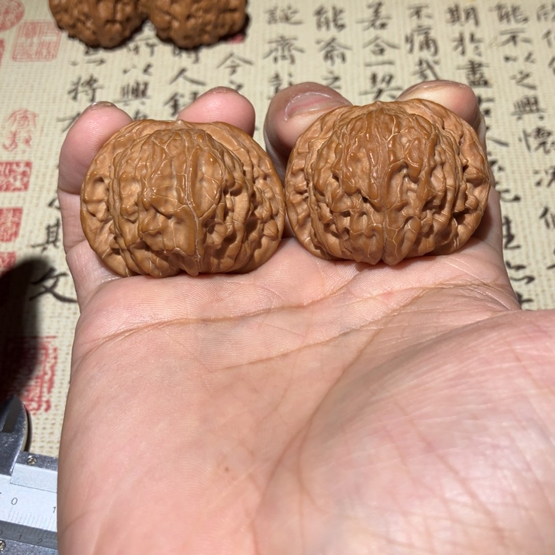 文玩核桃吊坠磨盘正磨41尺全品