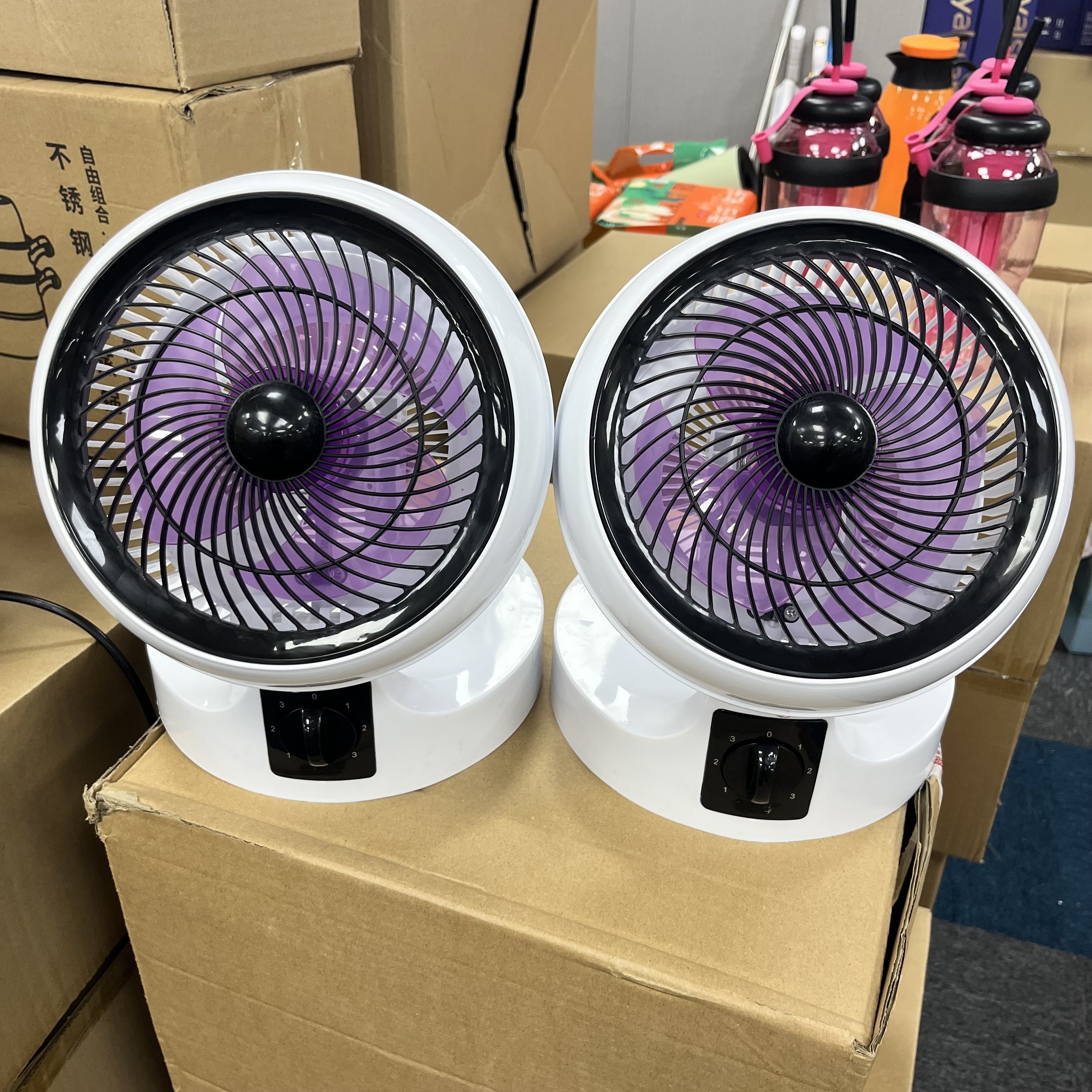 循环扇风扇桌面风扇【颜色随机】