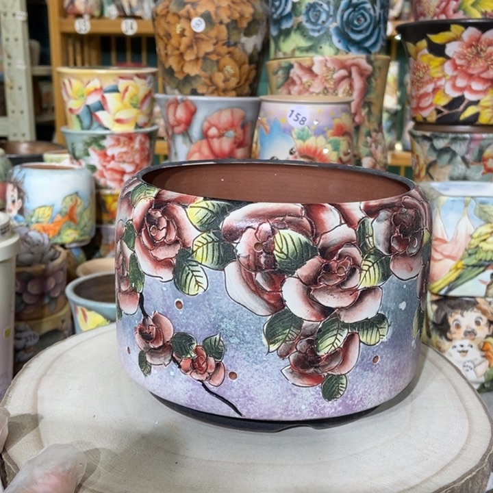 红陶景德镇艺术手绘作品