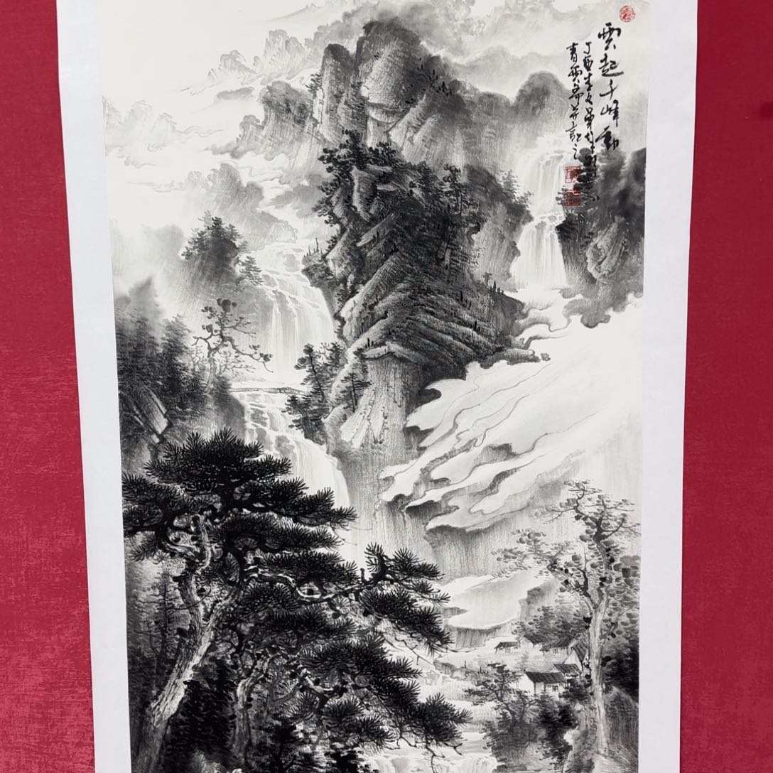 国画国画李文军国画精品