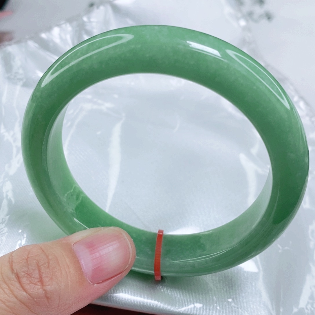 未镶嵌手镯翡翠5859圈口完整