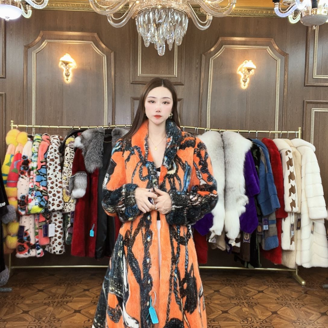 貂皮大衣时尚潮流