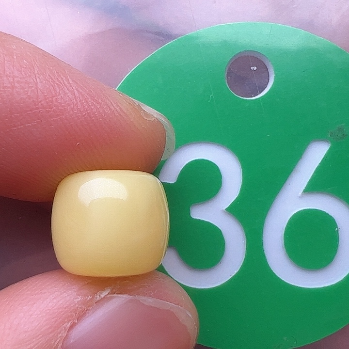 蜜蜡裸石未镶嵌10m m