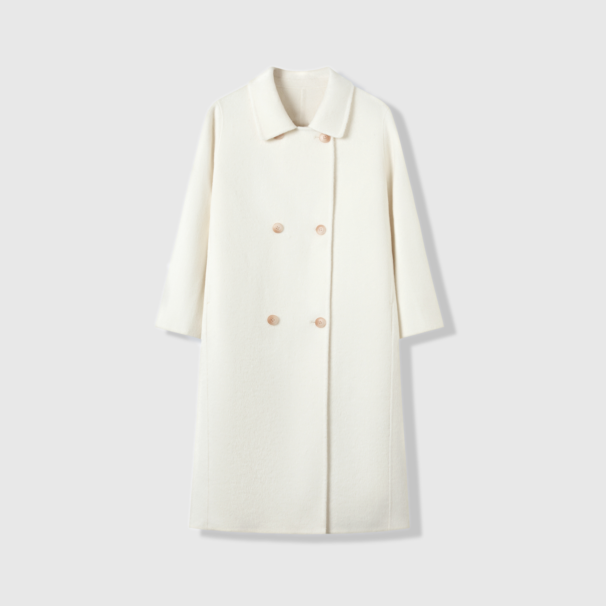 25016-【扶摇】高定款欧版风衣大衣宽松廓型羊毛大衣气质长款轻奢