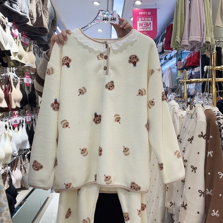 蛋糕小熊xl码家居服