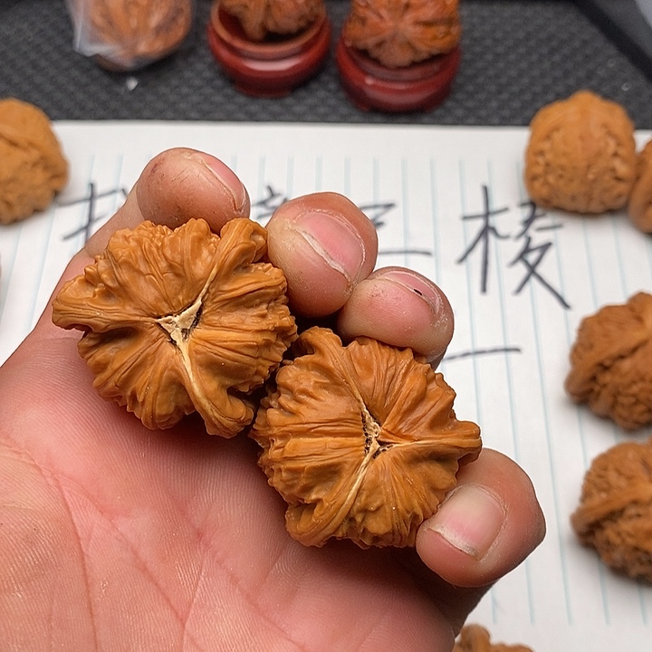 *****把件核桃拼接白狮子14