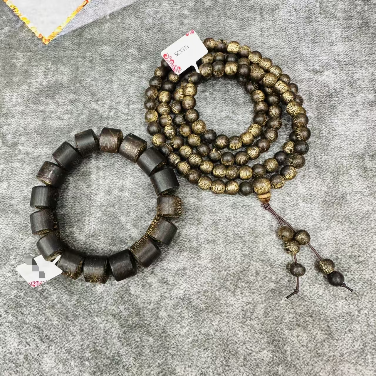 【曹总来了】16mm8mm成品木串手串项链套装|多样性发其一SCX313|4