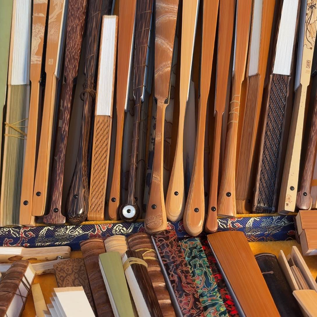 王*95寸18方手工新玉竹不带shan