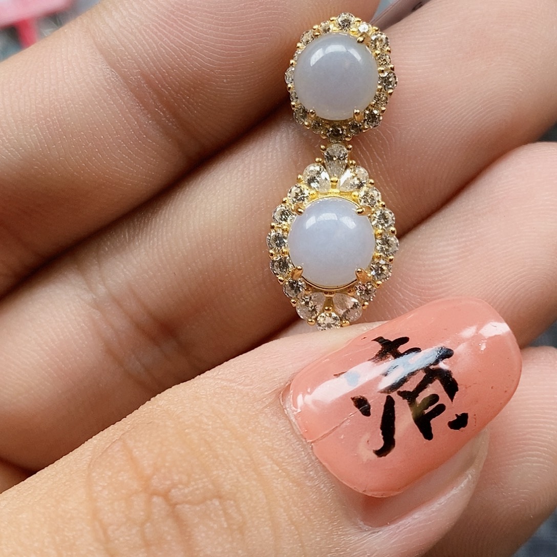 翡翠银S925镶嵌戒指