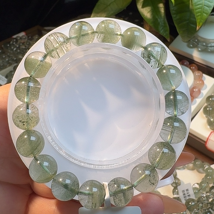 水晶未镶嵌手链绿幽灵