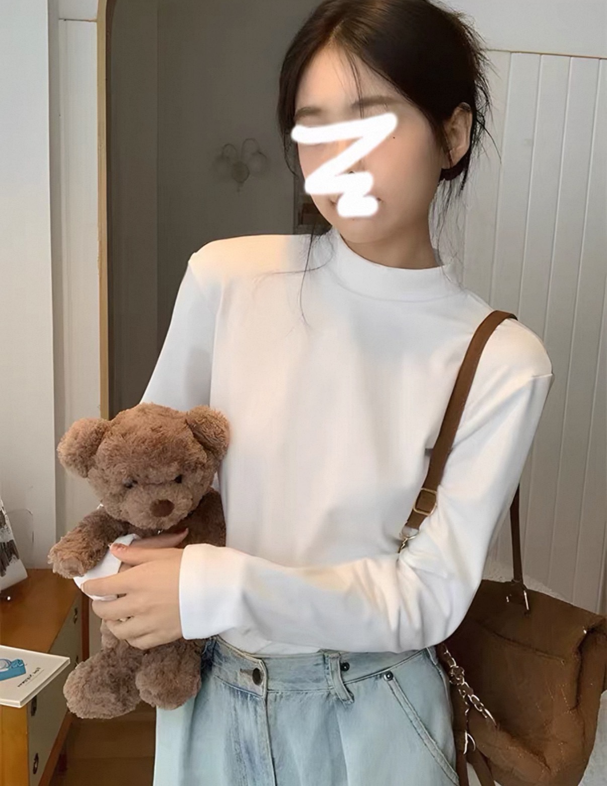 150 秋冬女士糯米拉架打底衫 F23