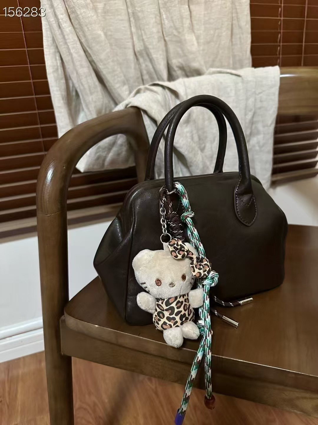 DINGFENG【2282白色土著】手工定制高端真皮时尚百搭女包,