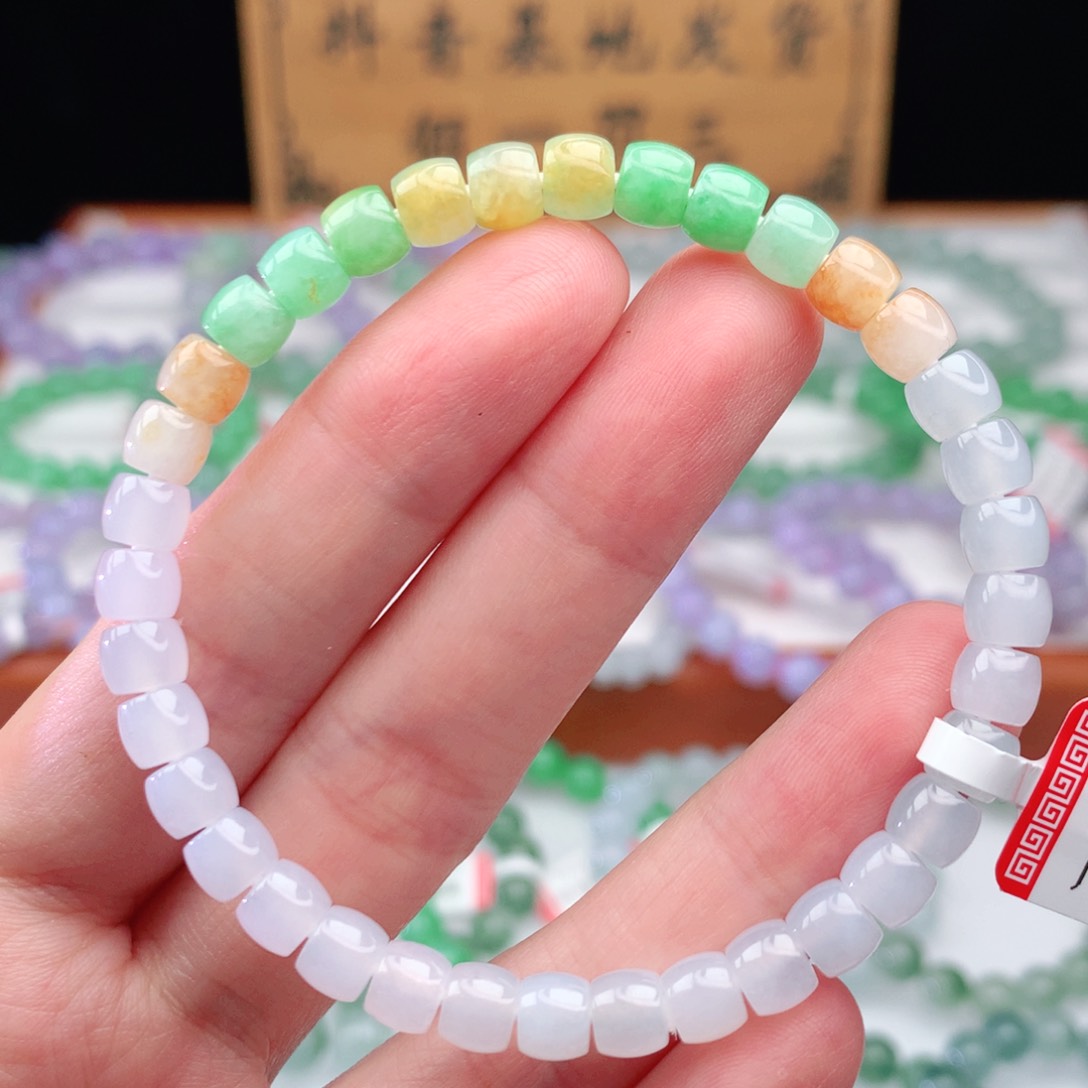 翡翠手链未镶嵌翡翠