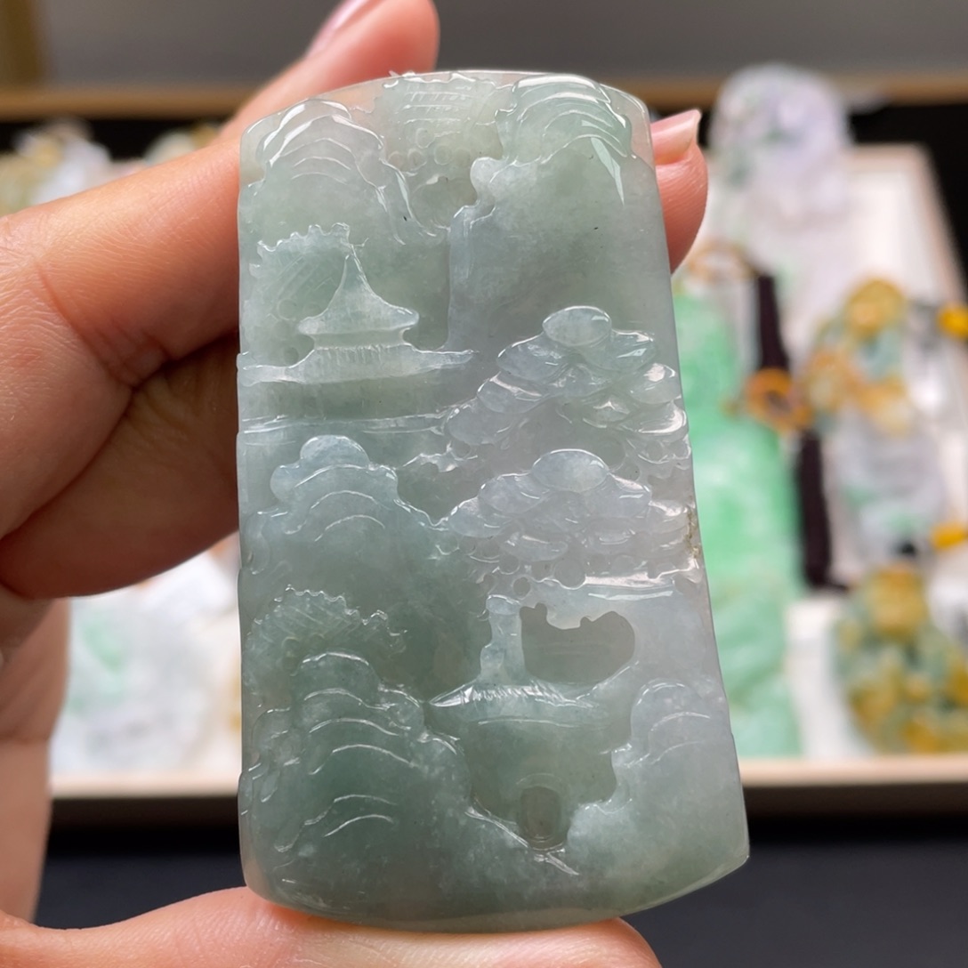 翡翠吊坠(不含链)未镶嵌