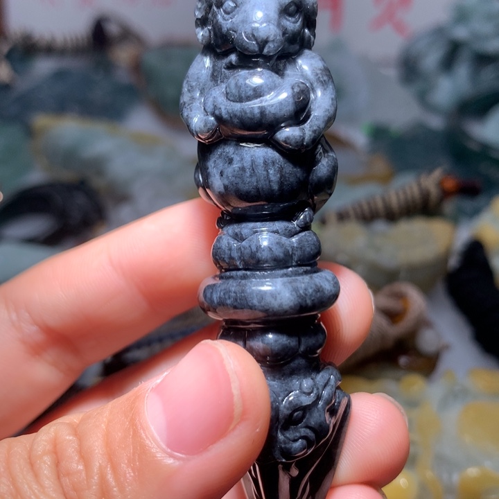翡翠颈饰未镶嵌保真天然A货翡翠