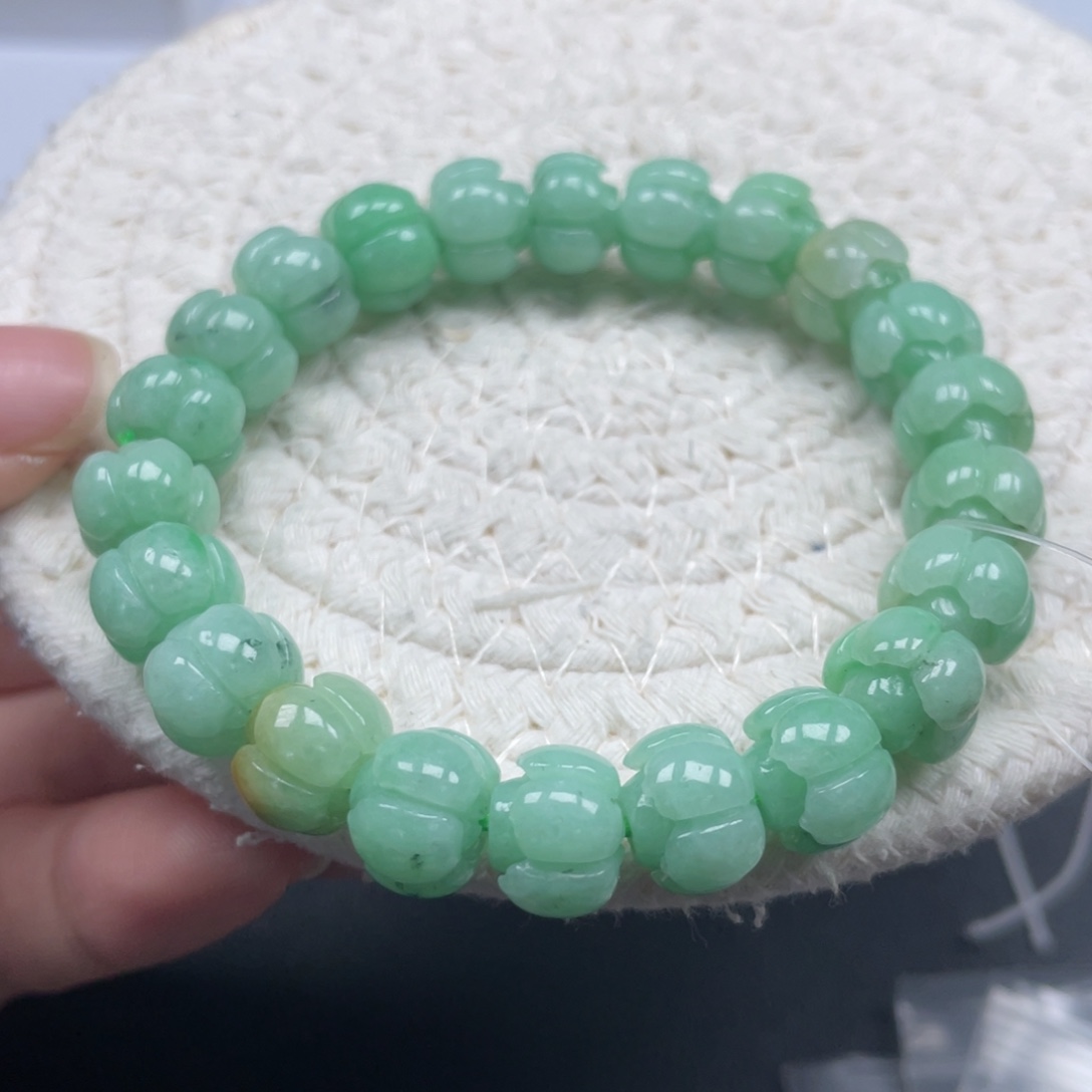 翡翠未镶嵌手链天然A货缅甸翡翠