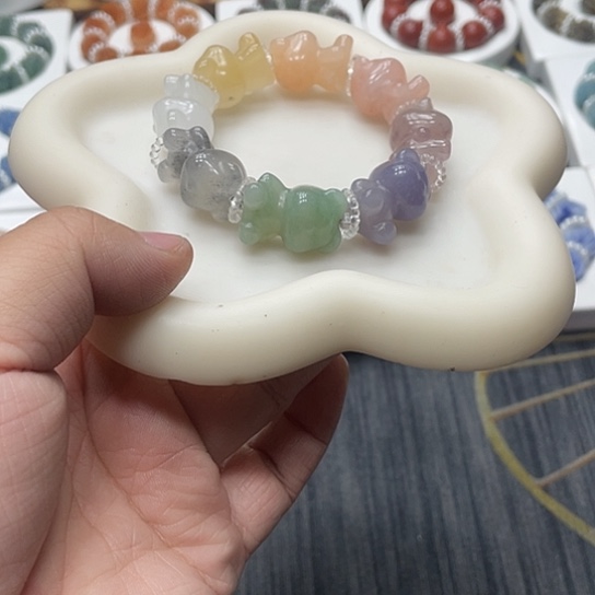 石英质玉（非洲翠）合金时尚简约精美大方