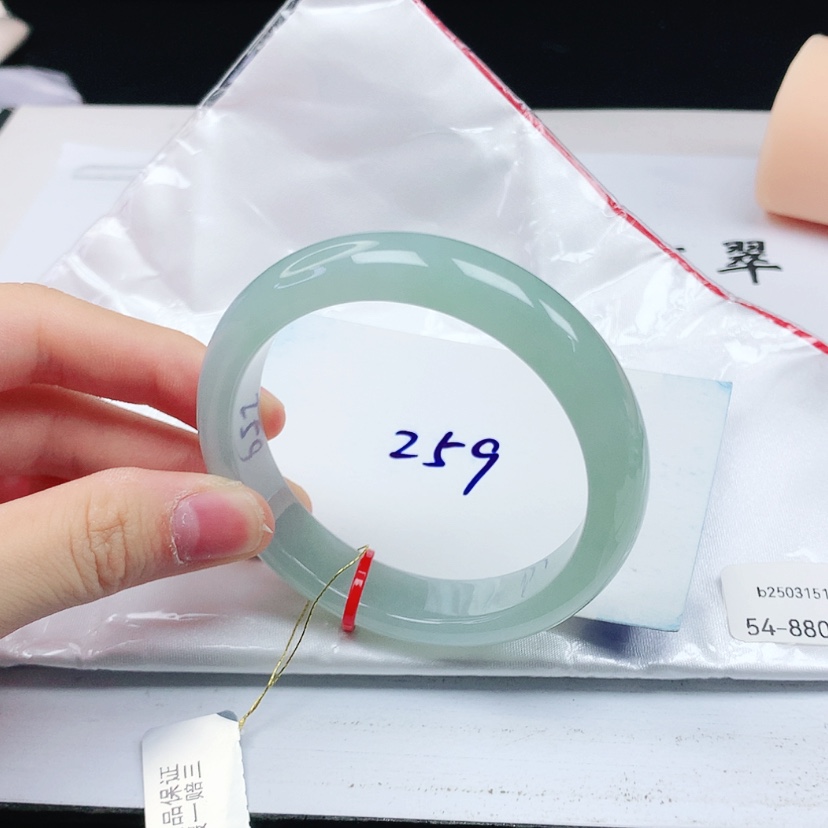 【闪购商品】翡翠手镯未镶嵌缅甸天然a货手镯54