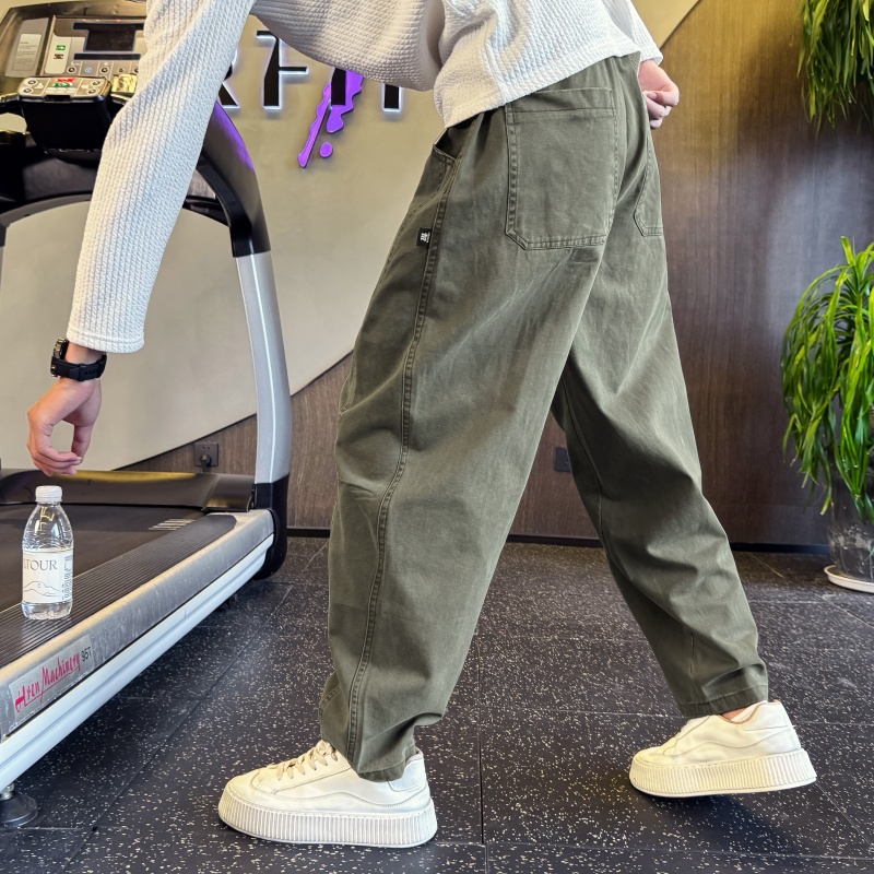 男士休闲裤秋季百搭男裤宽松直筒裤潮牌男装裤子男款爆款2025新款