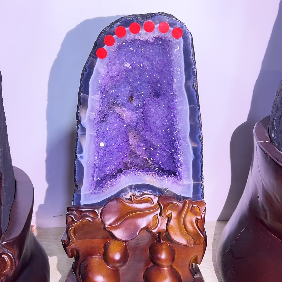 紫晶未镶嵌大型摆件（非配饰）