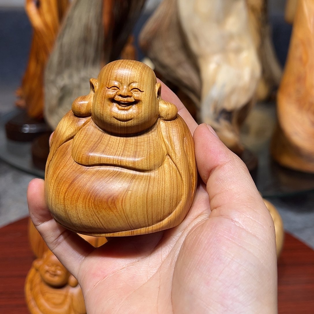柏木崖柏木手把件摆件