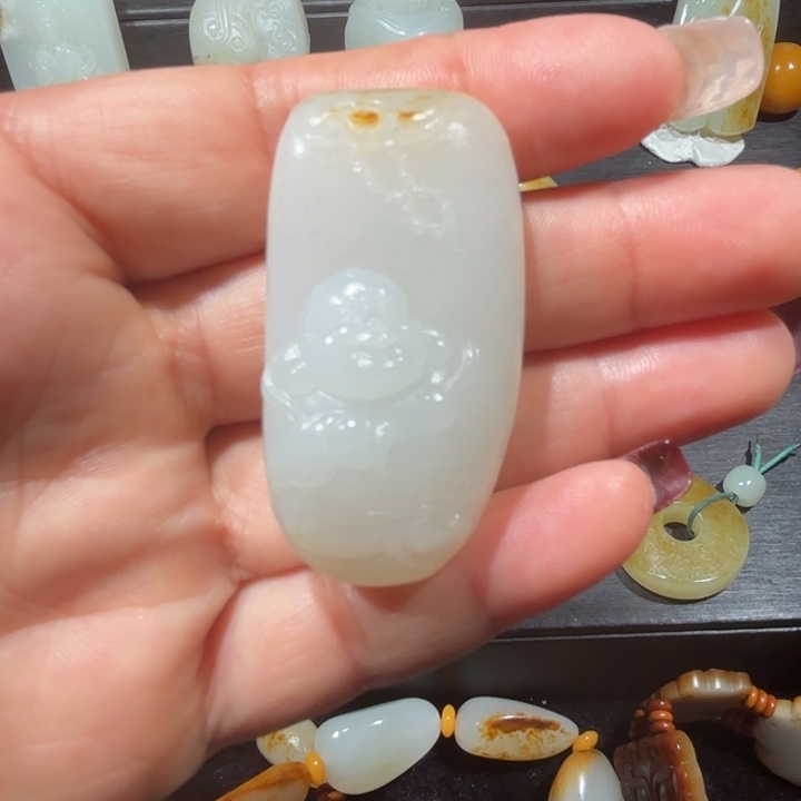 和田玉吊坠(不含链)未镶嵌