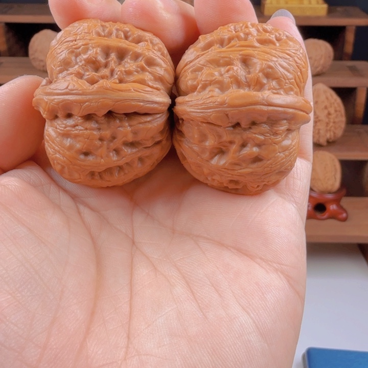 河***会文玩核桃手串平谷元宝40/43.5/34