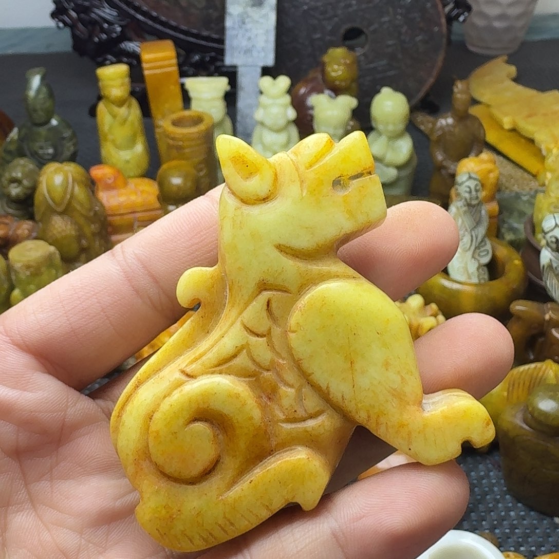 白玉菩提吊坠。。。