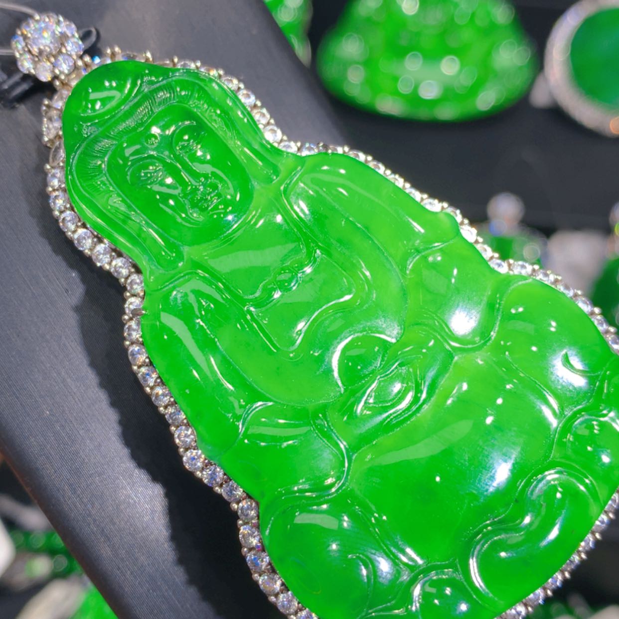 【闪购商品】翡翠颈饰银S925镶嵌25656555