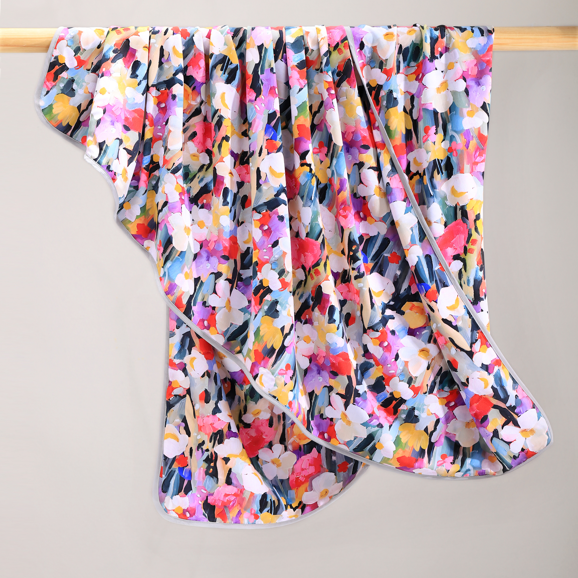 591393人造棉盖毯冷感薄盖被夏凉被空调被午睡毛巾被飞机航空沙发