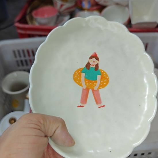 瓷片陶瓷餐具杯碗盘微瑕介意慎拍
