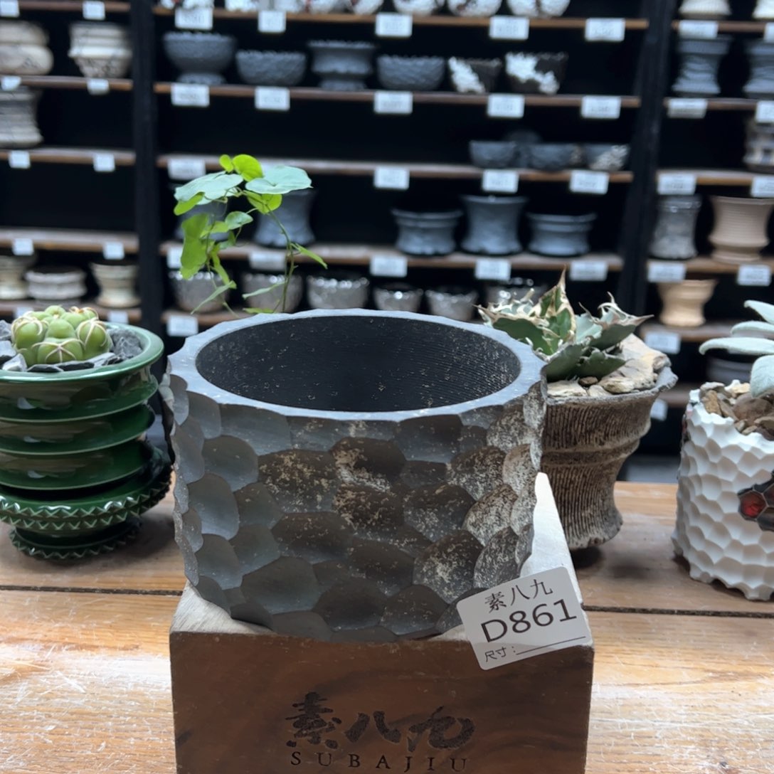 素八九陶瓷内口12高8.5