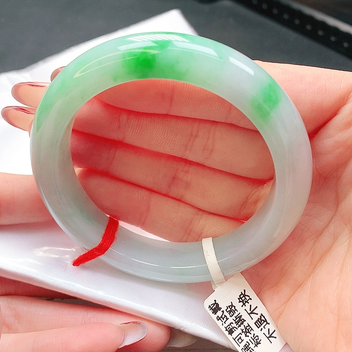 翡翠手镯未镶嵌56正圈