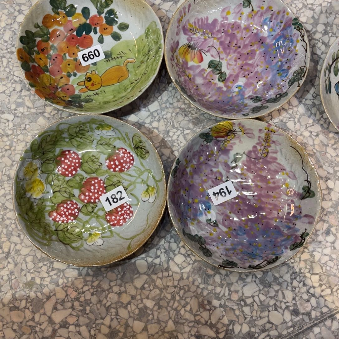 小***星瓷片景德镇手工制作