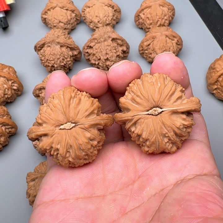 文玩核桃把件@****飞白狮子42