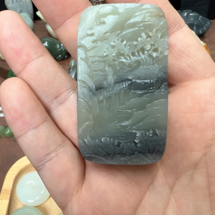 吊坠(不含链)未镶嵌和田玉